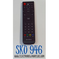 CONTROL REMOTO PARA TV HISENSE / NUMERO DE PARTE EN-31201A / MODELO F55V89C / F46V89C / F42K20E / LHD32V66AUS / LHDN32V66AUS / F24V77C / F24V86C / LTD24V86US
