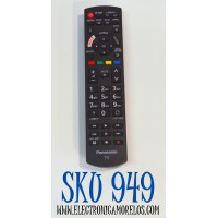 CONTROL REMOTO ORIGINAL PARA TV PANASONIC / NUMERO DE PARTE N2QAYB / N2QAYB001211 / SRC-5004 / N2QAYB000926 / N2QAYB001008 / RC1008 / N2QAYB001013 / N2QAYB001180 / 06-5N2W49 / EC1008 / 06-5N2W49-PA08XS / MODELO TX-40GX700E / TX50GX700E