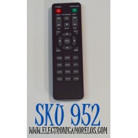 CONTROL REMOTO PARA REPRODUCTOR DE DVD/BLUE-RAY / COMPATIBLE CON VARIOS MODELOS Y VARIAS MARCAS / NUMERO DE PARTE GS-R29A / DVP-506 / DP8001
