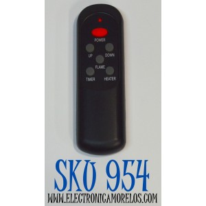 CONTROL REMOTO PARA UN CALENTADOR ELECTRICO INFRAROJO / CALENTADOR DE CUARZO / NUMERO DE PARTE A520230606B10 / A520230104B003 / MODELO QEH1408 / QEH1500 / QEH1410 / QD1320 / LS-4W1500-X / LS-6DMIQH-X / GD9215BD1 / COMPATIBLE CON VARIAS MARCAS