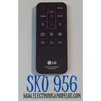 CONTROL REMOTO ORIGINAL LG SOUND BAR PARA BARRA DE SONIDO / COMPATIBLE CON VARIAS BARRAS DE SONIDO COMPACTAS DE 2.0 CANALES LG SK1 / NUMERO DE PARTE COV33552438 / HG-A29 1-5 / COV33552433 