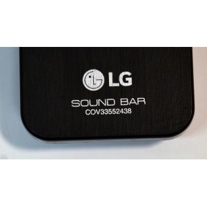 CONTROL REMOTO ORIGINAL LG SOUND BAR PARA BARRA DE SONIDO / COMPATIBLE CON VARIAS BARRAS DE SONIDO COMPACTAS DE 2.0 CANALES LG SK1 / NUMERO DE PARTE COV33552438 / HG-A29 1-5 / COV33552433 