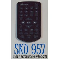 CONTROL REMOTO ORIGINAL PARA REPRODUCTOR DVD MEMOREX / NUMERO DE PARTE RT076R0JT020 / 845-D47-BT1DVDBMEH / MODELO MVD2015 / MVD2016 / MVD2040 / MVD2042 / MVD2047 / MVDP1085 / MVP1088 / MVP1102 / CONECTIVIDAD INFRARROJO