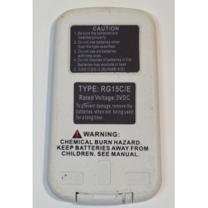 CONTROL REMOTO ORIGINAL PARA AIRE ACONDICIONADO TOSHIBA / NUMERO DE PARTE RG15C / RG15C/E / 17317000005975 / 3887730 / WC-E1BE / 13YAX / COMPATIBLE CON VARIOS MODELOS