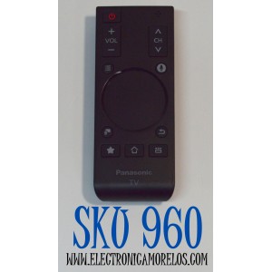 CONTROL REMOTO ORIGINAL PARA SMART TV PANASONIC /CUENTA CON UN PANEL TACTIL TOUCH PAD/COMANDO DE VOZ / NUMERO DE PARTE N2QBYA000004 / 060-2309 / 2575A-0602309 / RCPPA0613-2288 / MG3-0602309 / 4089-13-1656 / MODELO TC-50AS650UE / TC-55AS650U / TC-60AS650U