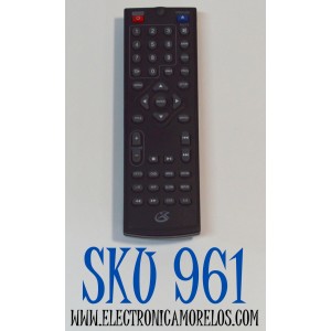 CONTROL REMOTO ORIGINAL PARA REPRODUCTORES DE DVD GPX / COMPATIBLE CON SINTONIZADOR Y GRABADOR DE TV DIGITAL GPX TVRT149B / NUMERO DE PARTE REM-D202-KH / HG-A29 1-14 / D202BKH / D200B / D202BK / DH300B / REM-DH300B-K2 / D1816 / WS-118 / SA-230