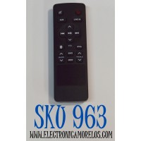 CONTROL REMOTO PARA BARRAS DE SONIDO / SISTEMAS DE CINE EN CASA DE LA MARCA RCA / NUMERO DE PARTE RTS7010B / RTS711B / RTS7630B / RTS739BWS / RTS7010B-E1 / RTS7010BE1 / CUENTA CON BOTONES ESPECIFICOS PARA FUNCIONES COMO BLUETOOTH / LINE IN / AUXI / SOURCE