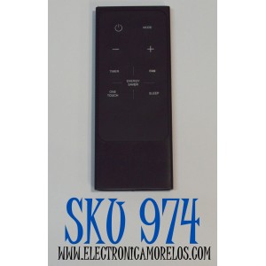 CONTROL REMOTO PARA AIRE ACONDICIONADO ARCTIC KING / NUMERO DE PARTE RG15A4 / RG15A4 B/E / RG15B1/E / RG15A1/E / 17317000A00598 / 17317000A52528 / RG15A2/E / MODELO AKW12CR81B / AKW08CR81B / AKW06CR81B / AKW10CR81B / AKW10CR61 / WWK05CR01N / WWK06CR91N