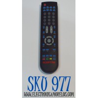 CONTROL REMOTO ORIGINAL PARA TV SCEPTRE / NUMERO DE PARTE 8142026670003C / KR007B008 / KR002B002 / HOF12L006GPD5 / HOF54B / 142021270009C / MODELO C550CV-UMR / X402BV-FHD / U435CV-UMR / X405BV-FSR / X460BV-FHD / E320BVFHDD / X505BV-FSRC / E168WV-SS