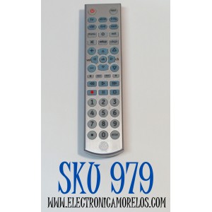 CONTROL REMOTO ORIGINAL GE /NUMERO DE PARTE SRC-4516 /33712 6177 CL5 / 33712 6177 CL6/6177 33712-CL4 /PUEDE CONTROLAR HASTA 6 DISPOSITIVOS DE DIFERENTES MARCAS INCLUYENDO TELEVISORES/ REPRODUCTORES B-RAY/DVD /RECEPTORES DE CABLE Y AUDIO