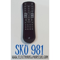 CONTROL REMOTO ORIGINAL PARA TV/DVD GPX / NUMERO DE PARTE YC-48A / WS-118 / COMPATIBLE CON LA MARCA ILIVE / NUMERO DE PARTE WS-118 / MODELO TDE4074BP / TDE3274B / TE1380 / TE3219B / ITDE1988B