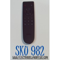 CONTROL REMOTO ORIGINAL ONN PARA OPERAR MULTIPLES DISPOSITIVOS COMO TELEVISORES / BARRA DE SONIDO / REPRODUCTORES DE STREAMING / NUMERO DE PARTE 100002634 / MDK2016 / 100015717 / ONA19AV003