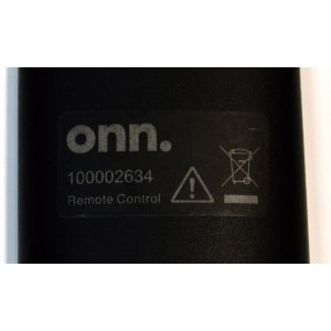 CONTROL REMOTO ORIGINAL ONN PARA OPERAR MULTIPLES DISPOSITIVOS COMO TELEVISORES / BARRA DE SONIDO / REPRODUCTORES DE STREAMING / NUMERO DE PARTE 100002634 / MDK2016 / 100015717 / ONA19AV003