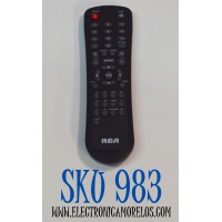 CONTROL REMOTO ORIGINAL RCA PARA OPERAR MULTIPLES TIPOS DE DISPOSITIVOS COMO TELEVISORES / CAJAS DE CABLE/SATELITE / DTC/VCR/DVD/AUX / COMPATIBLE CON VARIAS MARCAS / NUMERO DE PARTE KF-9555