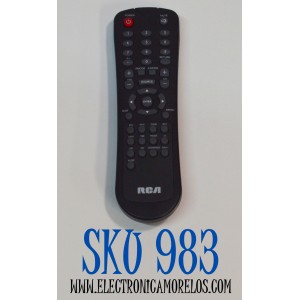 CONTROL REMOTO ORIGINAL RCA PARA OPERAR MULTIPLES TIPOS DE DISPOSITIVOS COMO TELEVISORES / CAJAS DE CABLE/SATELITE / DTC/VCR/DVD/AUX / COMPATIBLE CON VARIAS MARCAS / NUMERO DE PARTE KF-9555