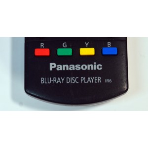 CONTROL REMOTO ORIGINAL PANASONIC PARA TV. Y REPRODUCTOR DE DISCOS BLU-RAY / NUMERO DE PARTE IR6 / N2QAYB00952 /  N2QYB000867 / N2QAYB000987 / N2QAYB001206 / N2QAYB000734 / N2QAYB000953 / N2QAYB000966 / MODELO DMP-BD75 / DMP-BD89 / DMP-BDT210 / DMP-BD755