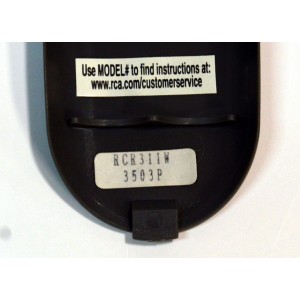 CONTROL REMOTO ORIGINAL RCA PARA CONSOLIDAR HASTA 3 COMPONENTES DIFERENTES DE CINE EN CASA COMO TV / RECEPTORES DE SATELITE/CABLE / REPRODUCTORES DE DVD/VCR / NUMERO DE PARTE RCR311W / RCR312WR / R20052 / 5113EW / RCR503BZ / RCR311 / RCR311BIR / RCR311BN