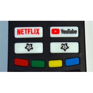 CONTROL REMOTO ORIGINAL PARA SMART TV QUASAR / NUMERO DE PARTE CX-711-1 / YS-43B / RC7010Q / 06-531W52-QU01X / CX-711-2 / 2619-UNR0AN2A / RC311S / MODELO Q32HST1 / SQ5002 / Q40FST2 / SQ3204 / SQ2400