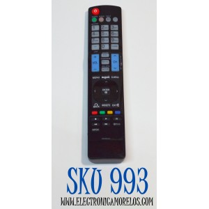 CONTROL REMOTO PARA TV LG / NUMERO DE PARTE AKB72914207 / AKB72914036 / AKB75675304 / AKB74115501 / AKB73756504 / MODELO 60PH6700 / 50LF5800UB / 60LA8600 / 32LF5800UA / 42LF800UA / COMPATIBLE CON VARIOS MODELOS DE TELEVISORES LG / SMART TV / LED/ LCD