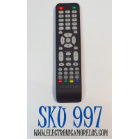 CONTROL REMOTO ORIGINAL PARA TV PROSCAN / NUMERO DE PARTE YC-53-3 / XR-5IE-3 / XK231 / 1404A / WK-CU-1043A / JJ-666B / R0032 / MODELO PLDED3273A / PLDED3996A