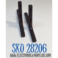 KIT DE BASES ORIGINAL PARA TV SAMSUNG 2 PIEZAS / NUMERO DE PARTE BN63-18029A / BN63-18029X001 / BN96-49126A / BN96-49130A / BN63-18023A / MODELO UN65RU800DFXZA / UN65RU8000FXZA