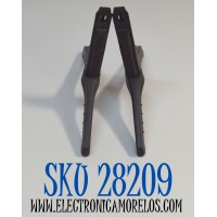 KIT DE BASES ORIGINAL PARA TV SAMSUNG 2 PIEZAS / NUMERO DE PARTE BN63-18877A / BN63-18871A / BN63-18877X009 / BN63-18871X014 / BN96-50856A / BN96-50856C / BN96-50859A / MODELOS UN55TU700DFXZA / UN58TU700DFXZA / UN50TU700DFXZA / LH50BETHLGFXGO / LH55BETH
