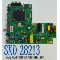 MAIN FUENTE COMBO ORIGINAL PARA TV ONN ROKU HD / NUMERO DE PARTE 515CT9501M13 / AMT9501-ZC01-01 / M13/4269-04739 / 2010144722 / M24185-MT / DISPLAY ST3151A07-9 V2.1 / MODELO 100012589 32"