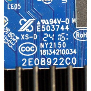 MAIN ORIGINAL PARA TV ONN ROKU 4K UHD HDR / NUMERO DE PARTE JUC7.820.00293822 / RK.M9010-UC / 18134210034 / 2E08922C0 / 950131433N / PANEL C550Y20-G5 / DISPLAY HV550QUB-F70 / MODELO 100012586 55"