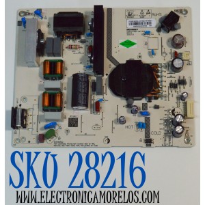 FUENTE DE PODER ORIGINAL PARA TV ONN / NUMERO DE PARTE CH1160D-1MF / CH1160D-1MF 600B P / CH1160D-1MF 600E S / PANEL C550Y20-G5 / DISPLAY HV550QUB-F70 / MODELO 100012586 55"