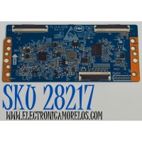T-CON ORIGINAL PARA TV ONN / NUMERO DE PARTE TC-U-A-0378 / 2424-0008 / KB-6160 / CQC21134314846 / P224745A-E / PANEL C550Y20-G5 / DISPLAY HV550QUB-F70 / MODELO 100012586 55"