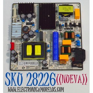 FUENTE DE PODER ORIGINAL NUEVA PARA TV JVC / NUMERO DE PARTE 81-PBE055-H4C83AP / SHG6004C-101H / DLBB513 / SHG6004C83-101HA / CQC14134104969 / MODELO SI58URF