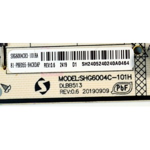 FUENTE DE PODER ORIGINAL NUEVA PARA TV JVC / NUMERO DE PARTE 81-PBE055-H4C83AP / SHG6004C-101H / DLBB513 / SHG6004C83-101HA / CQC14134104969 / MODELO SI58URF