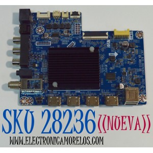 MAIN ORIGINAL NUEVA PARA TV ATVIO 4K UHD HDR ROKU TV / NUMERO DE PARTE JUC7.820.00293822 / RK.M9010-UC / 850310725 / JUC6.690.00294776 / 18134210034 / 2E08922C0 / PANEL C550Y20-G5 / MODELO ATV5523KR