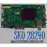 MAIN ORIGINAL PARA TV ONN 4K UHD HDR ROKU TV / NUMERO DE PARTE 515CT9640M10 / AMT9640-ZC01-01 / M10/6289-01102 / 2130006453 / M24112-MT / PANEL V430DJ1-Q01 D2 / DISPLAY V430DJ1-Q01 REV.D2 / MODELO 100012584 43"