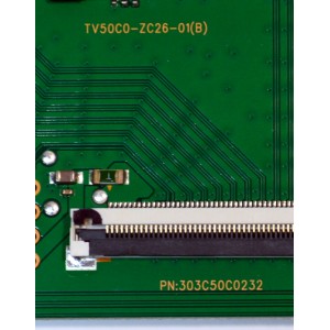 T-CON ORIGINAL PARA TV ONN / NUMERO DE PARTE 513C50C0M22 / TV50C0-ZC26-01(B) / 303C50C0232 / M22/6287-01758 / 2130006453 / E022M726-A2 / PANEL V430DJ1-Q01 D2 / DISPLAY V430DJ1-Q01 REV.D2 / MODELO 100012584 43"