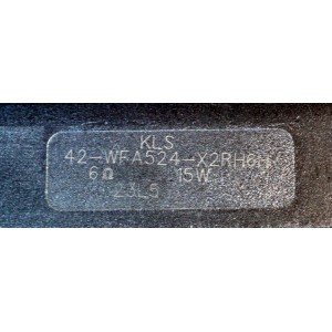 KIT DE BOCINAS ORIGINAL PARA TV PHILIPS 2 PIEZAS / NUMERO DE PARTE 42-WFA524 / 42-WFA524-X2RH6H / 42-WFA524-X2LH6H / MODELO 70PUL7553/F7