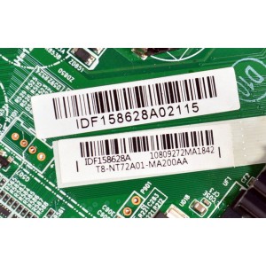 MAIN FUENTE COMBO ORIGINAL PARA TV HKPRO HD SMART TV / NUMERO DE PARTE T8-NT72A01-MA200AA / 40-3NT63M-MAB2HG / V8-NT563AM-LF1V072 / IDF158628A / PANEL LVW320CHDX E0003 / DISPLAY CV320H2-F01 REV:01 / MODELO HKP32SM7