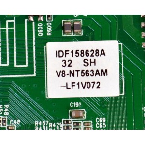 MAIN FUENTE COMBO ORIGINAL PARA TV HKPRO HD SMART TV / NUMERO DE PARTE T8-NT72A01-MA200AA / 40-3NT63M-MAB2HG / V8-NT563AM-LF1V072 / IDF158628A / PANEL LVW320CHDX E0003 / DISPLAY CV320H2-F01 REV:01 / MODELO HKP32SM7
