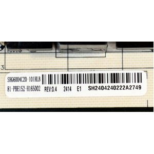 FUENTE DE PODER ORIGINAL PARA TV PHILIPS / NUMERO DE PARTE 81-PBE152-H165002 / SHG6004C20-101HLB / SHG6004C-101HL / DLBT054 / CQC14134113193 / PANEL LVU550CSDX E1006 / T8-55D6171-LPFY008 / DISPLAY ST5461D12-6 VER.2.2 / MODELO 55PUL7973/F7