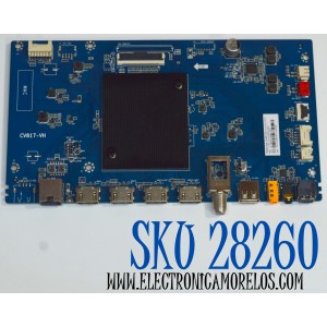 MAIN ORIGINAL PARA TV PHILIPS 4K UHD HDR ANDROID TV / NUMERO DE PARTE 02-1MTR17AMA-J02T / CV817-VH / 7.D817VH100000.0A4 / V8-MR17K01-LFV1415 / DMA8012596 / PANEL LVU550CSDX / DISPLAY ST5461D12-6 VER.2.2 / MODELO 55PUL7973/F7