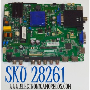 MAIN FUENTE COMBO ORIGINAL PARA TV SCEPTRE FULL HD / NUMERO DE PARTE X405BV-FSRR / TP.MS3553.PB753 / T201708105B / 8142123352087 / U17083780 / DISPLAY JE400D3HE1N / MODELO X405BV-FSR / H40 MATV53DD