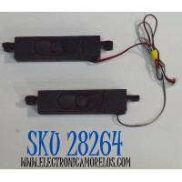 KIT DE BOCINAS ORIGINAL PARA TV ONN 2 PIEZAS / NUMERO DE PARTE YDT3070 / YDT3070-03A / MODELO 100012586 55"