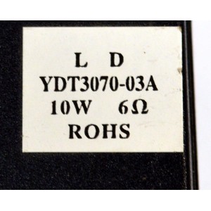 KIT DE BOCINAS ORIGINAL PARA TV ONN 2 PIEZAS / NUMERO DE PARTE YDT3070 / YDT3070-03A / MODELO 100012586 55"