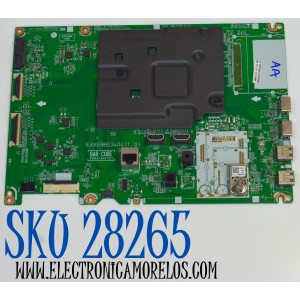 MAIN ORIGINAL PARA TV LG 4K UHD HDR SMART TV / NUMERO DE PARTE EBT67322801 / EAX69803404 / EAX69803404(1.0) / 67322801 / PANEL AC770AQL / MODELO OLED77B2AUA