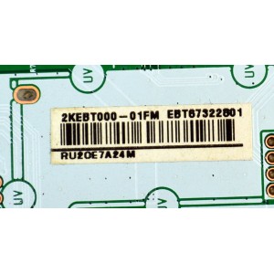 MAIN ORIGINAL PARA TV LG 4K UHD HDR SMART TV / NUMERO DE PARTE EBT67322801 / EAX69803404 / EAX69803404(1.0) / 67322801 / PANEL AC770AQL / MODELO OLED77B2AUA