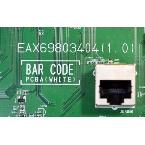 MAIN ORIGINAL PARA TV LG 4K UHD HDR SMART TV / NUMERO DE PARTE EBT67322801 / EAX69803404 / EAX69803404(1.0) / 67322801 / PANEL AC770AQL / MODELO OLED77B2AUA