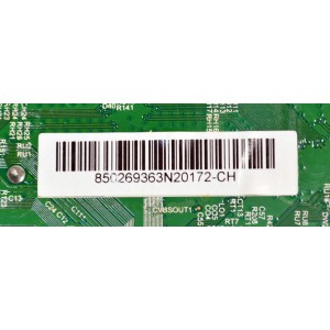 MAIN ORIGINAL PARA TV ONN ROKU 4K UHD HDR / NUMERO DE PARTE T.MS180.81 / CH_C.RK.M1801-UC / 85026936N20172-CH / U21030790-0A00470 / DISPLAY CC500PV5D VER.02 / MODELO 100012585 50"