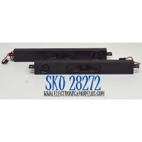 KIT DE BOCINAS ORIGINAL PARA TV ONN 2 PIEZAS / NUMERO DE PARTE 7711-A2808A / 7711-A2808A-410100J1 / 7711-A2808A-410100K1 / MODELO 100012586 55"