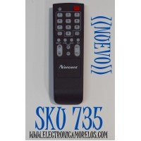 CONTROL REMOTO NORCENT ORIGINAL NUEVO PARA ALTAVOZ/BOCINA NORCENT NSP-805 / DOLPHIN SP-850RBT   / NUMERO DE PARTE NORCENT / TY-13B