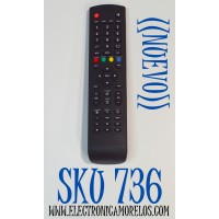 CONTROL REMOTO ORIGINAL NUEVO PARA TV POLAROID / ATVIO / SMART TV / NUMERO DE PARTE XLF-052C-G2 / MODELO PTV55174KILED / ATV4017ILED / PARA TELEVISORES LCD / LED / PLASMA